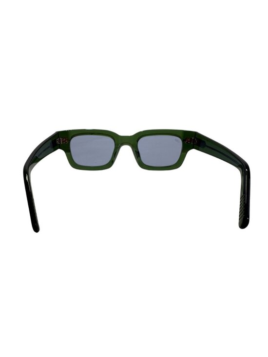 Akila Syndicate Sunglasses in Translucent Green With Blue Lens main image 4